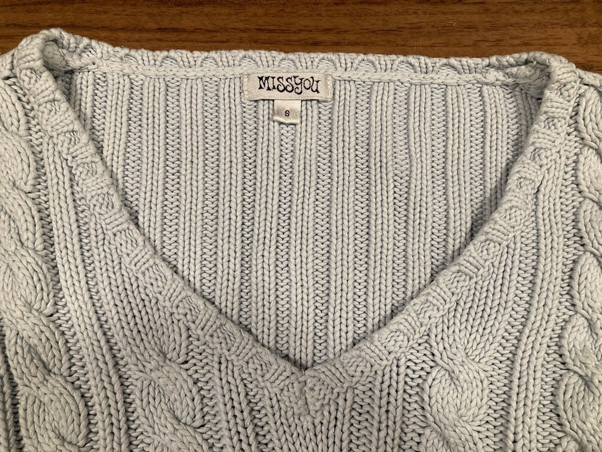 Maglioni & Felpe: Hellblauer Garnpullover S – Usato da Kesswil venduto da Branca-01 7