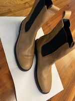 Braune Leder Chelsea Boots, Grösse 38, Herbst/Winter