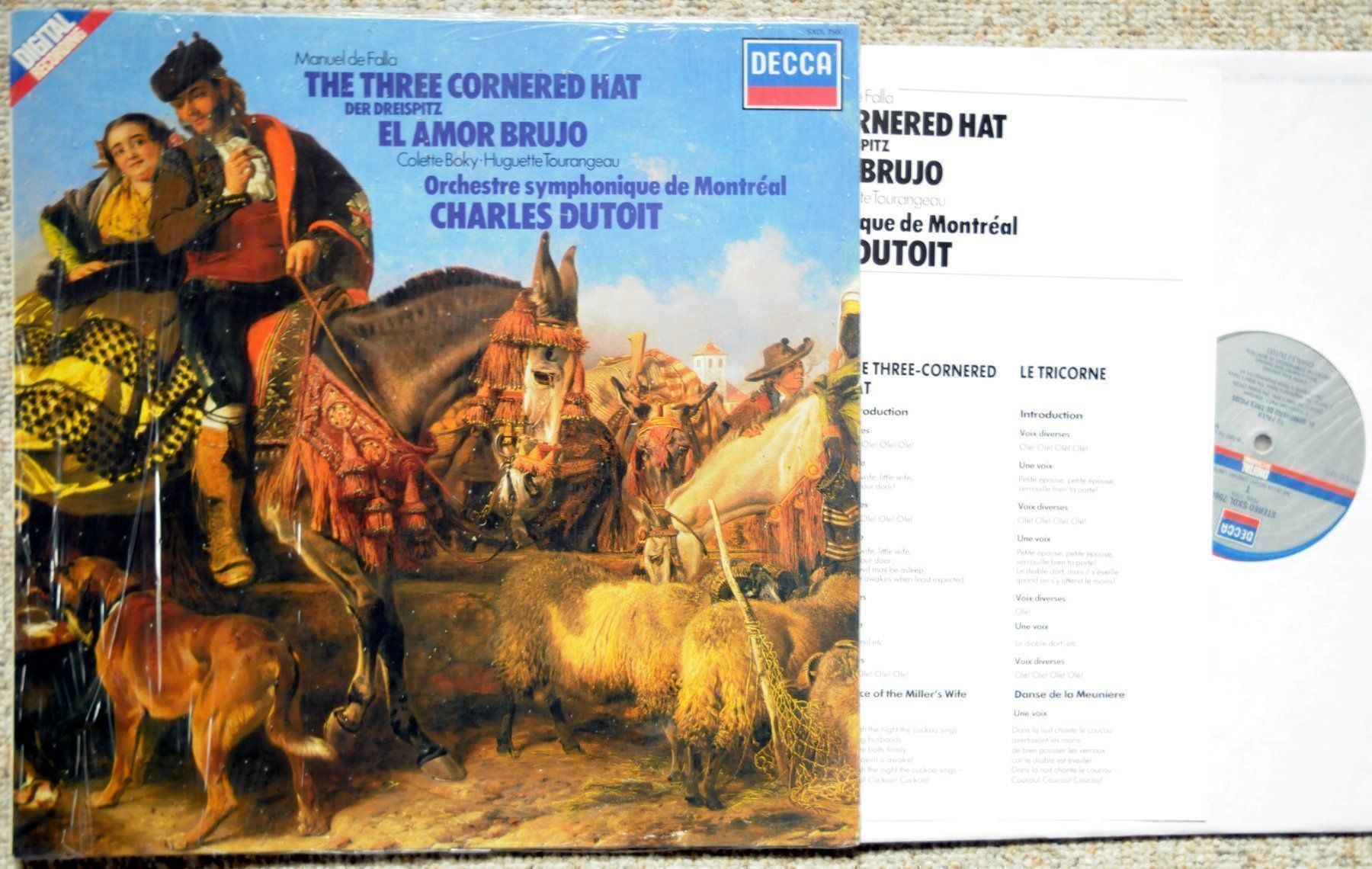 Dischi in vinile: De Falla The Three Cornered Hat El Amor Brujo Decca Dutoit – Nuovo (secondo la descrizione) da Unterseen venduto da vinylmore