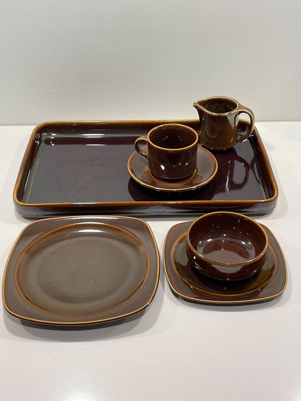 Set di piatti: 6er Set Vintage Schweizer Langethal - jetzt komplett – Usato da Zürich venduto da plumita