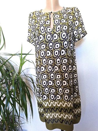 Robe Imprimée OTTOD'AME – Made in Italy – Viscose – Taille S