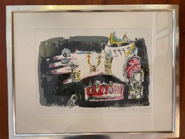 Wunderschöne Lithographie von Alois Carigiet  - „Les Bijoux“