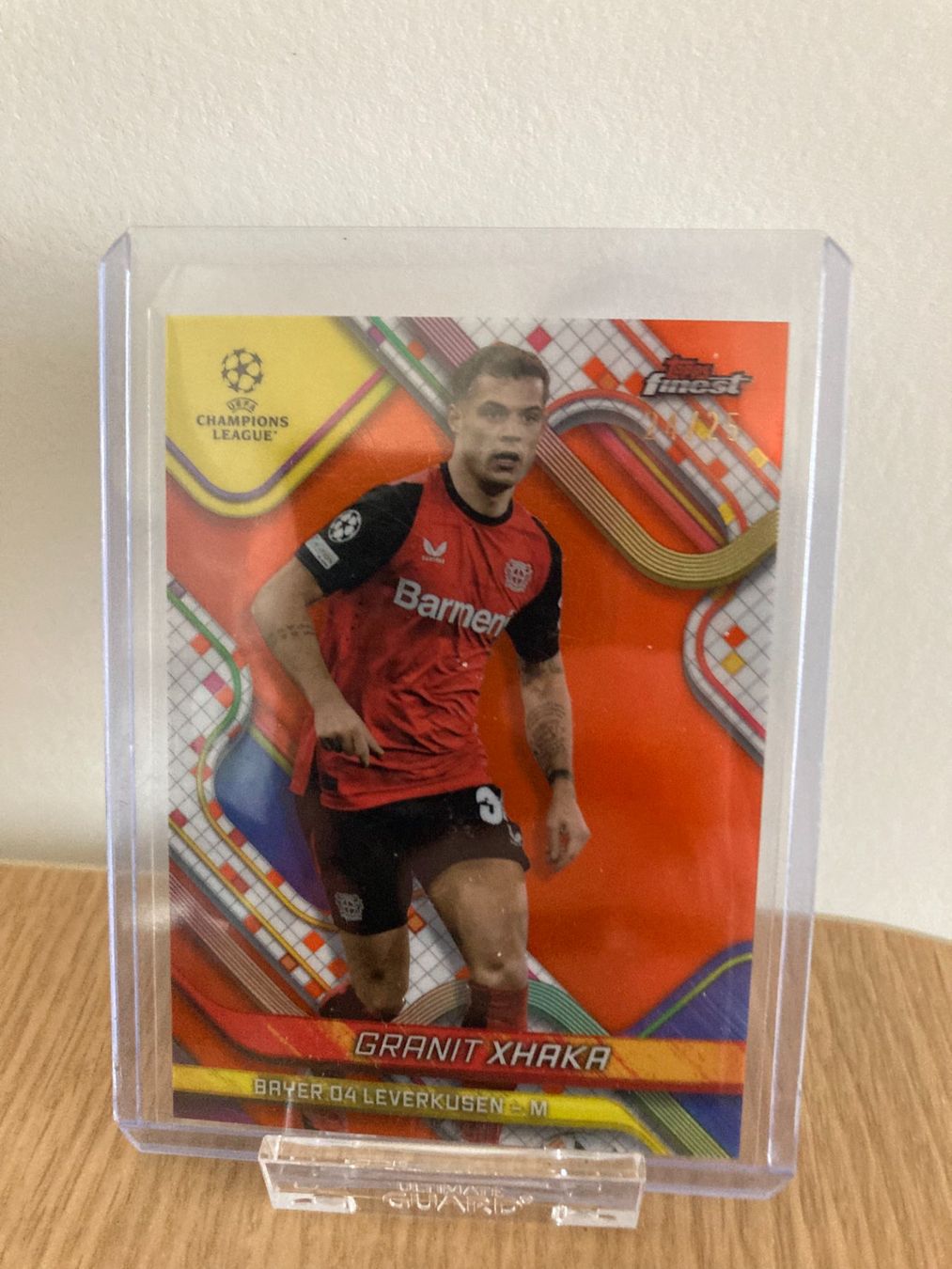 Topps Carte collezionabili: Topps Finest UEFA 24-25 - Granit Xhaka /25 – Usato da La Tour-de-Peilz venduto da Tyalos_Cards