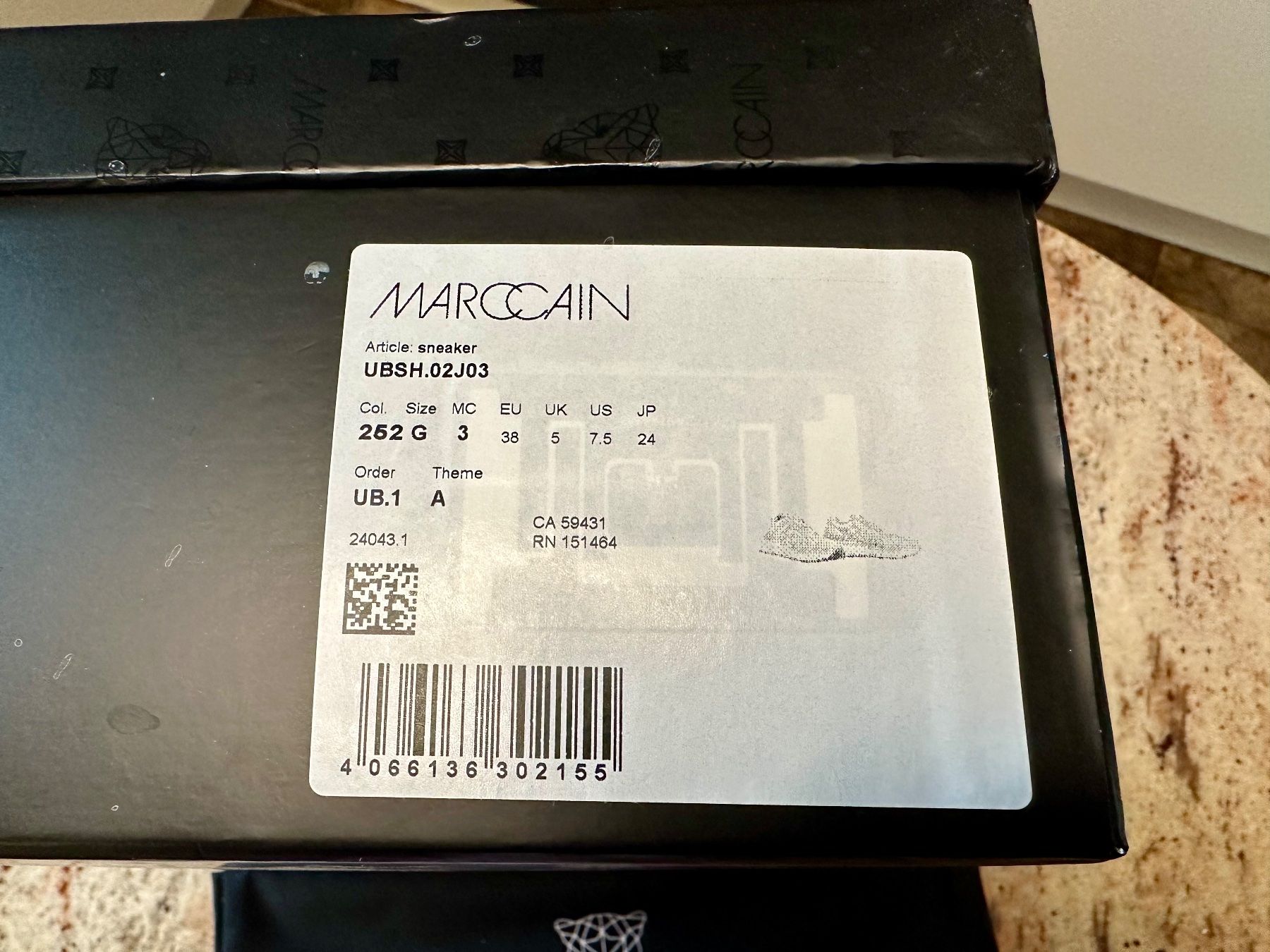 Marc Cain Scarpe da donna: MARC CAIN Sneakers / EU38 – Nuovo e nell'imballaggio originale da Spreitenbach venduto da Jessy8 4