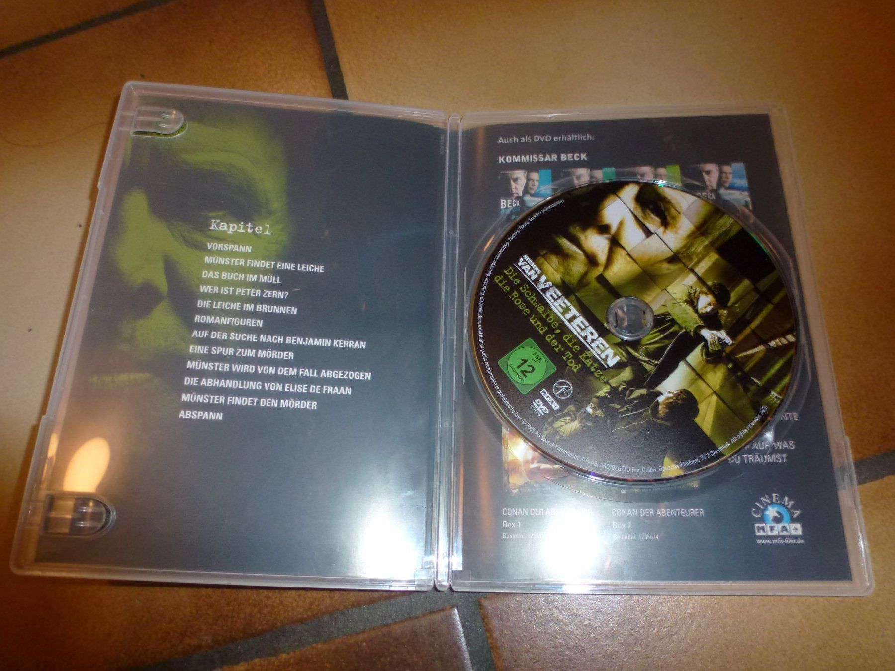 Tutti i DVDs: Die Schwalbe, die Katze, die Rose Tod – Usato da Olten venduto da Disc-Verkauf 1