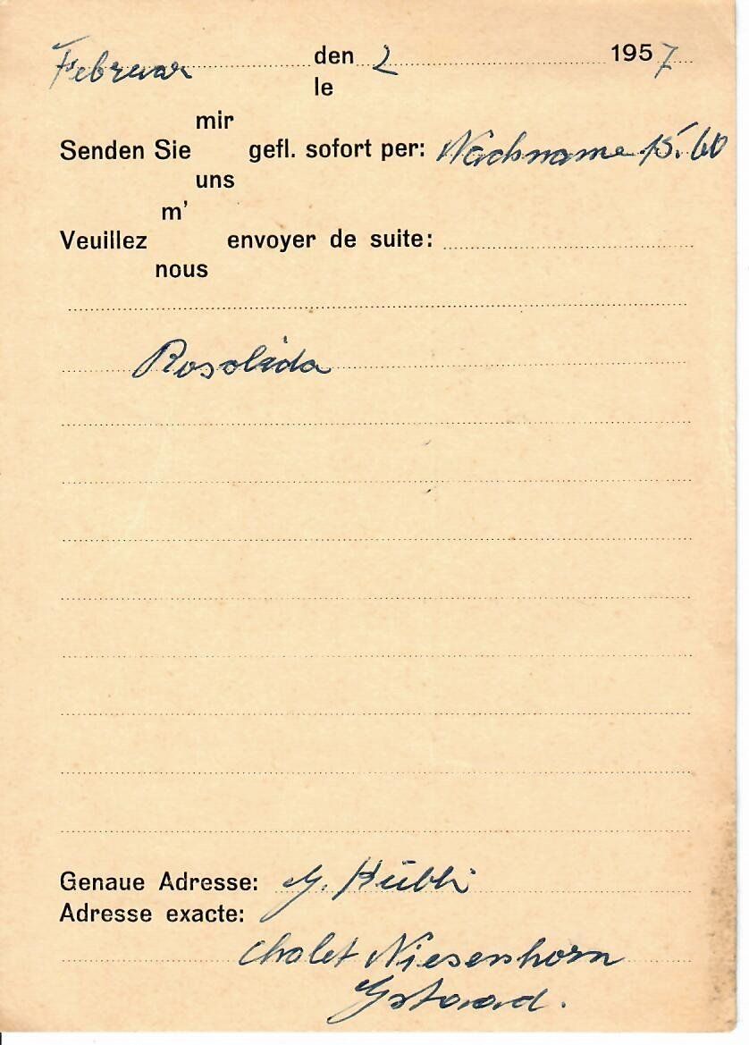 Tutti i francobolli: PK, Kräuterhaus Rophaien – Usato da Hochdorf venduto da Ziegel-16 1