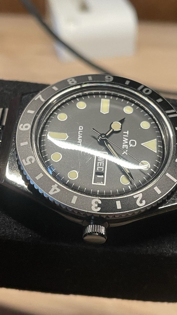 Timex Orologi: TIMEX Q Timex Reissue All Black – Usato da Etagnières venduto da Johan_groux 2
