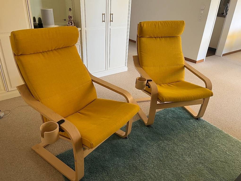 Poltrone: 2 Ikea POÄNG chairs – Nuovo e nell'imballaggio originale da Zürich venduto da kie_9wb9 1