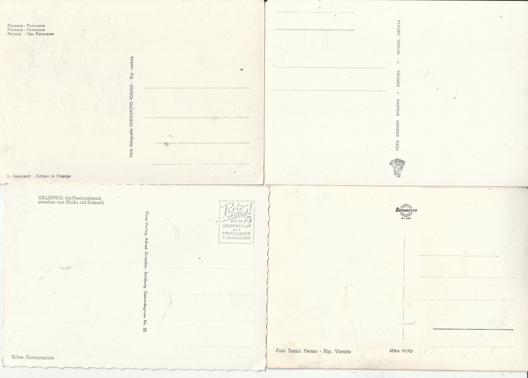 Cartoline postali: 20 Diverse karten Ausland – Usato da Lumbrein venduto da made02 9