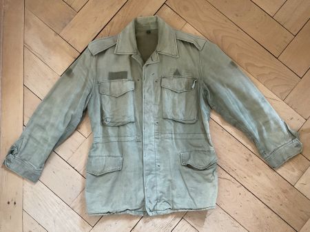 Vintage Army Jacke beige grün
