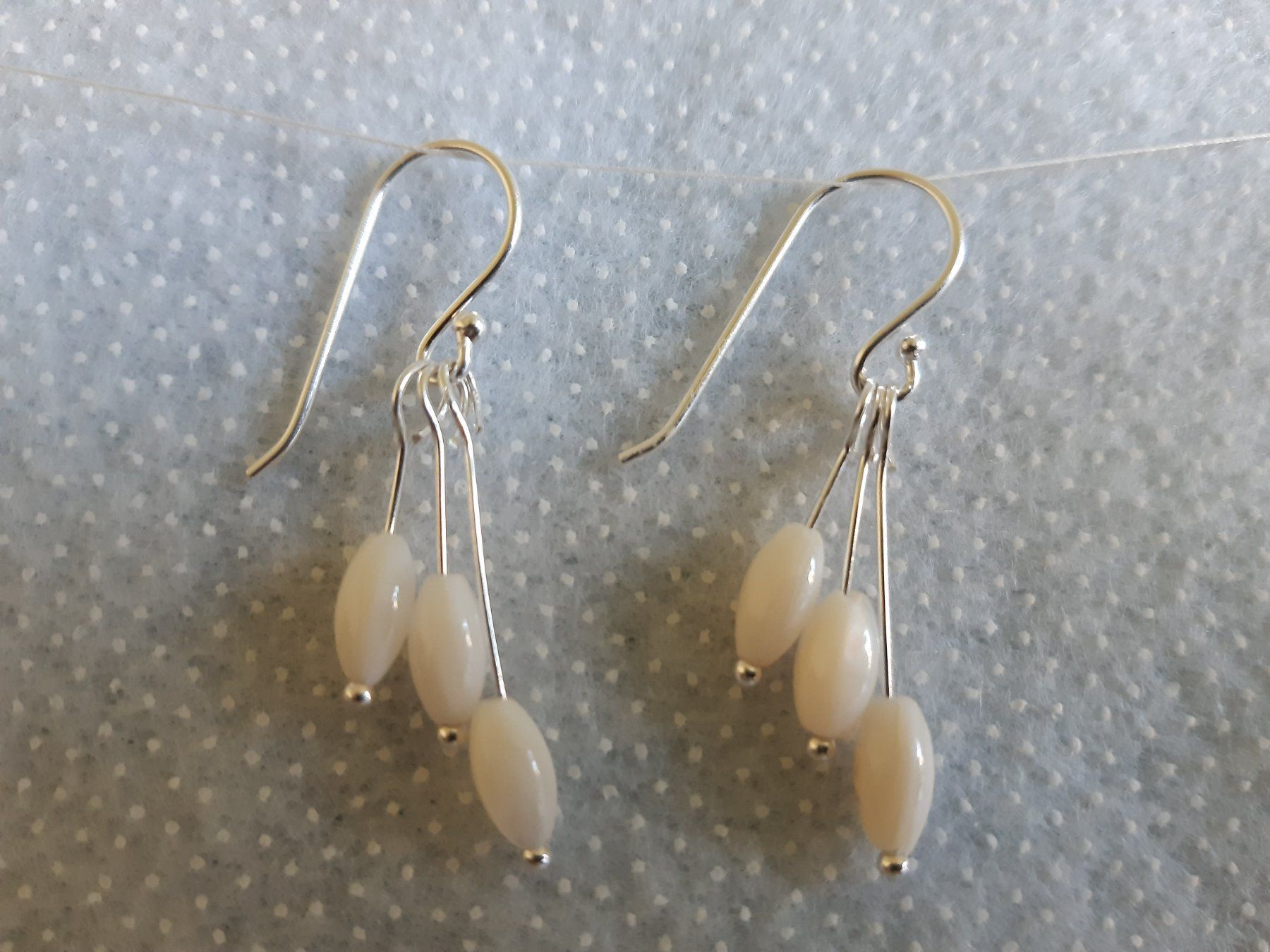 Orecchini pendenti & Orecchini a lobo: Perlen Ohrringe Sterling Silber 925 – Nuovo e nell'imballaggio originale da Einsiedeln venduto da My__Way 1