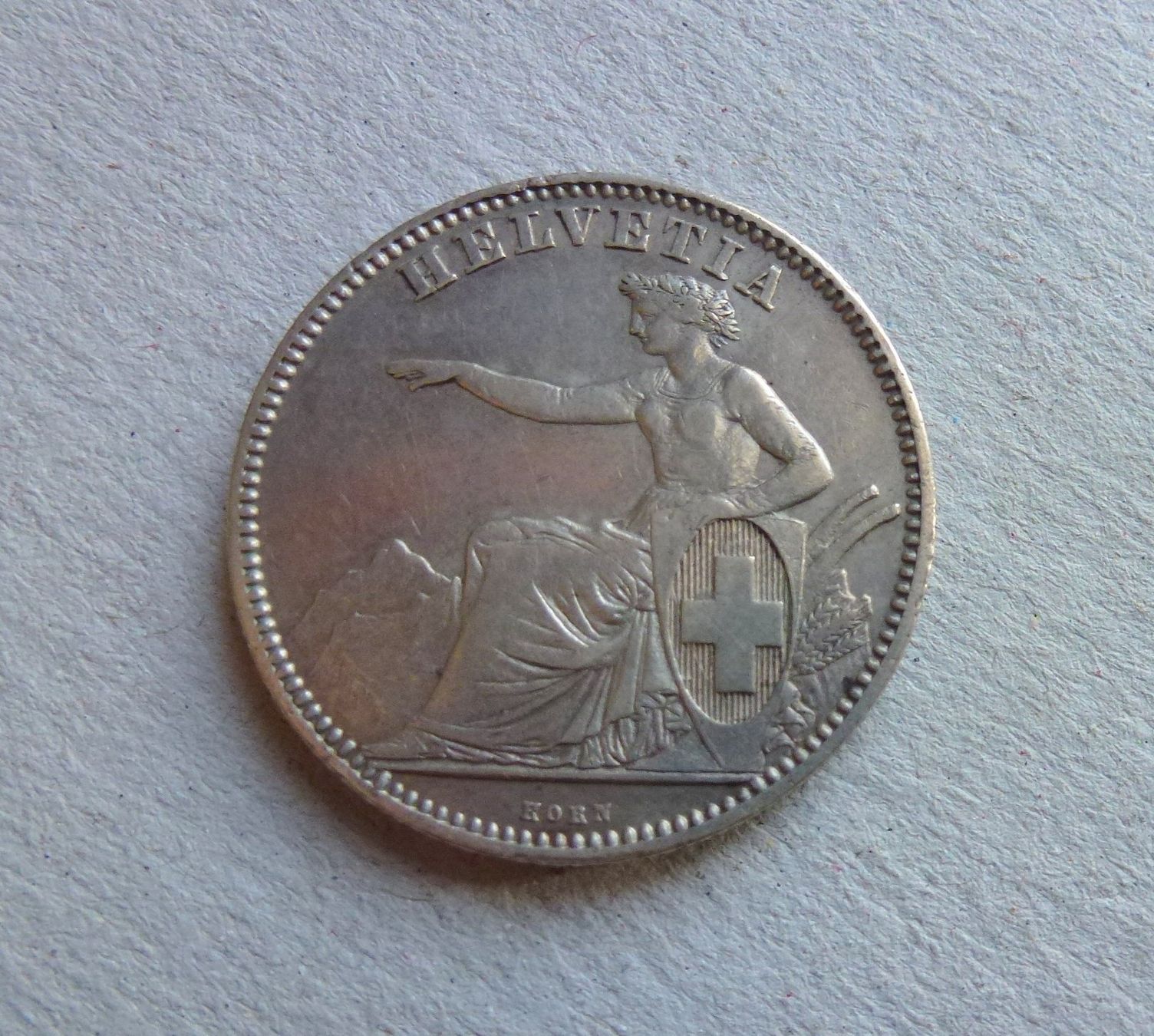 Tutti le monete: ++ 2.- Franken 1862, gute Erhaltung – Usato da Walkringen venduto da Casablanca777 1