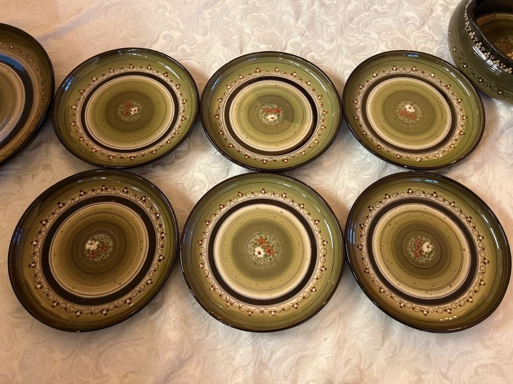 Vintage Fondueset Rheinfelden Handarbeit Keramik Kaufen auf Ricardo