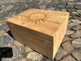 Schöne Weinkiste Luce Klappdeckel