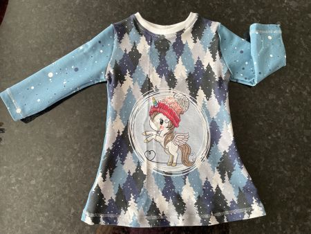 Winter Tunika Einhorn Gr. 80 NEU
