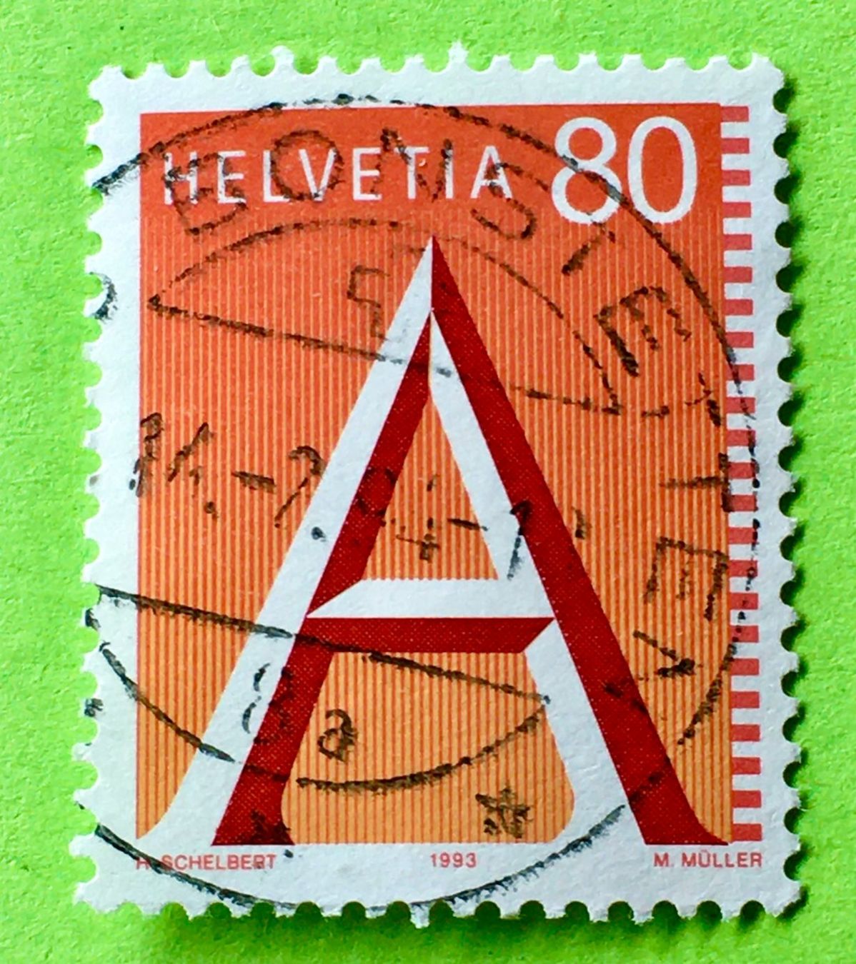 Tutti i francobolli: Nr.838 A-Post Marke Stempel 1993 – Usato da Aarau venduto da Billa007