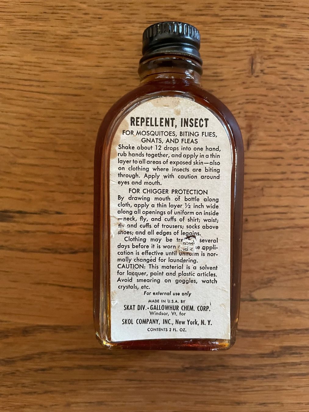US Army Uniformi: Original us army. Ww2 repellent insect – Usato da Oberbütschel venduto da Woodie2005