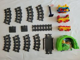 Playmobil 1.2.3 Eisenbahn Set mit Schienen und Figuren