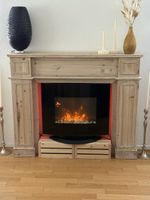 Eleganter Cheminée-Mantel mit Elektroeinsatz, Top Zustand!