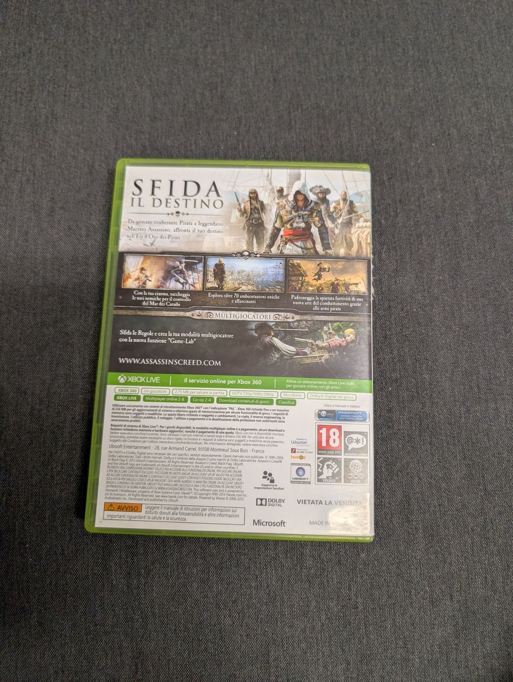 Spiele: Assassin's Creed Black Flag Microsoft Xbox 360 – Gebraucht aus Giubiasco von Ticinerd 1