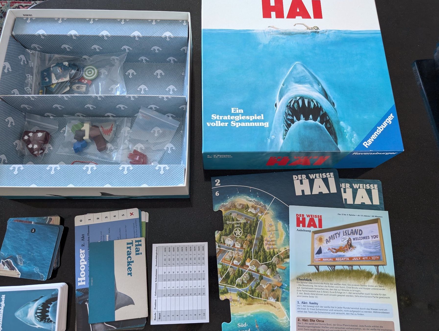 Ravensburger Giochi: DER WEISSE HAI BRETTSPIEL - RAVENSBURGER – Usato da Spiegel b. Bern venduto da Natix 2