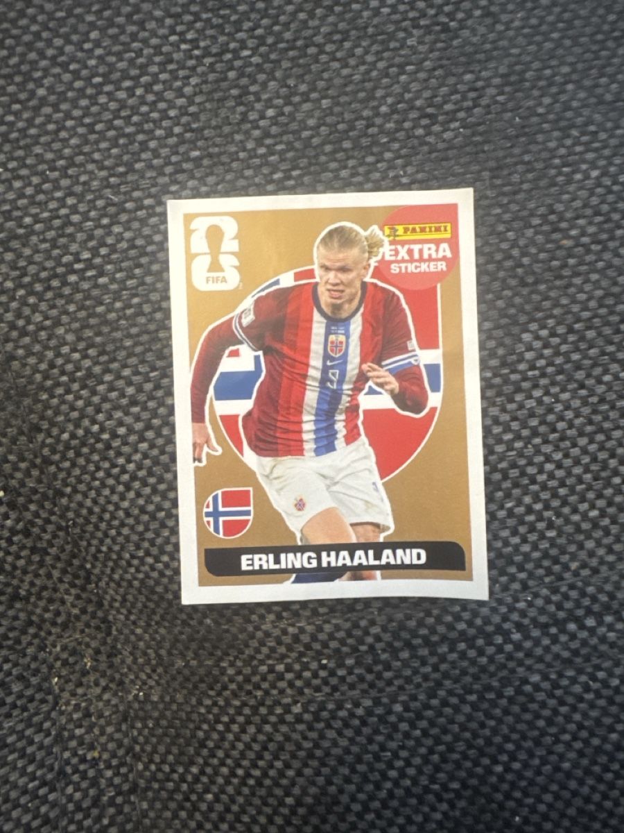 Panini Sammelbilder & Trading cards: Extra Sticker Erling Haaland – Gebraucht aus St.Moritz von Egga0