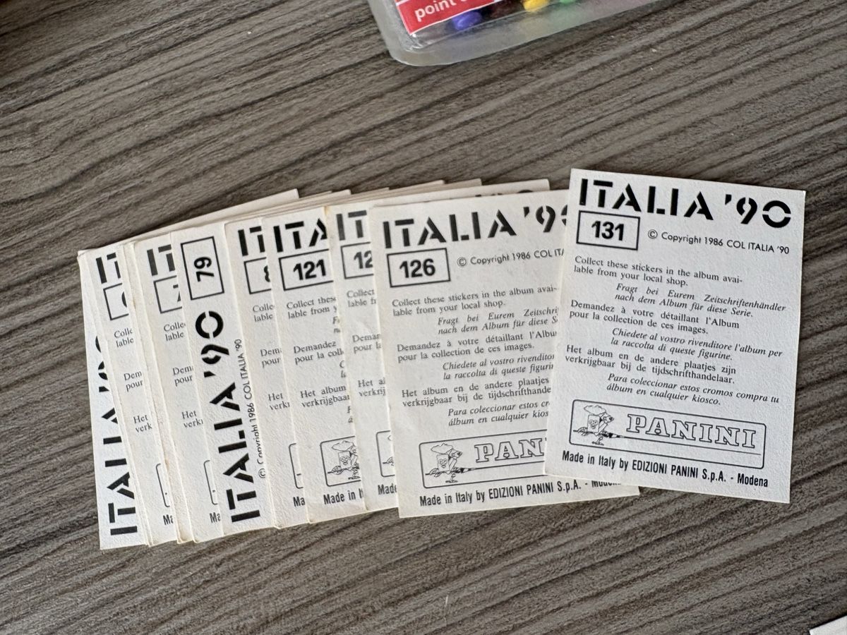 Panini Sammelbilder & Trading cards: Panini WM 1990 Sticker – Neu (gemäss Beschreibung) aus Wünnewil von VinRa 4