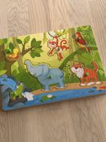 HABA Holz Puzzle Dschungel Tiere neuwertig