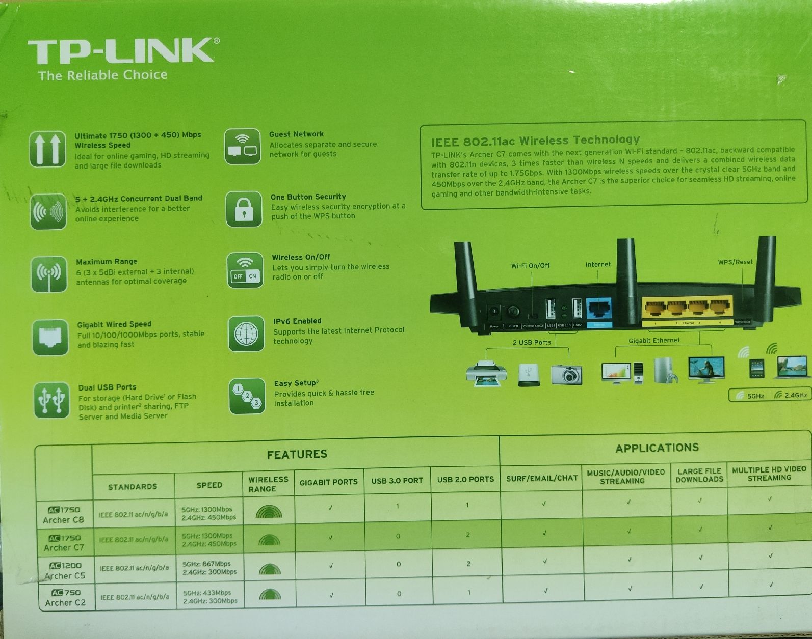 TP-Link Modems & Routeurs: TP-LINK Archer AC1750 Router – D'occasion à Oberrieden par fra_28bx 3