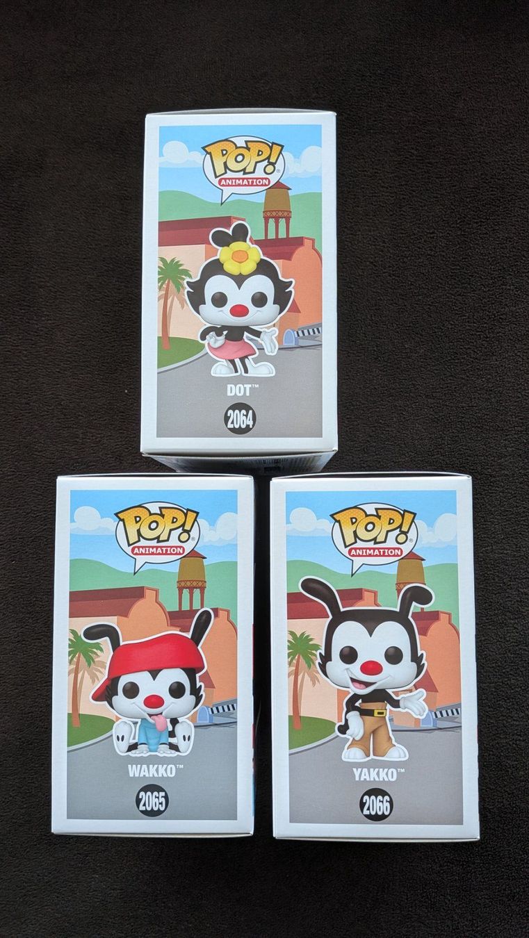 Funko Figuren: Funko Pop! Animaniacs - Dot #2064 Wakko #2065 Jakko #2066 – Neu und originalverpackt aus Obfelden von RCO85 3