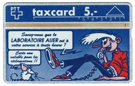 Taxcard 111E_23136 Laboratoire Auer 5 Fr, 1.Auflage 400 Ex