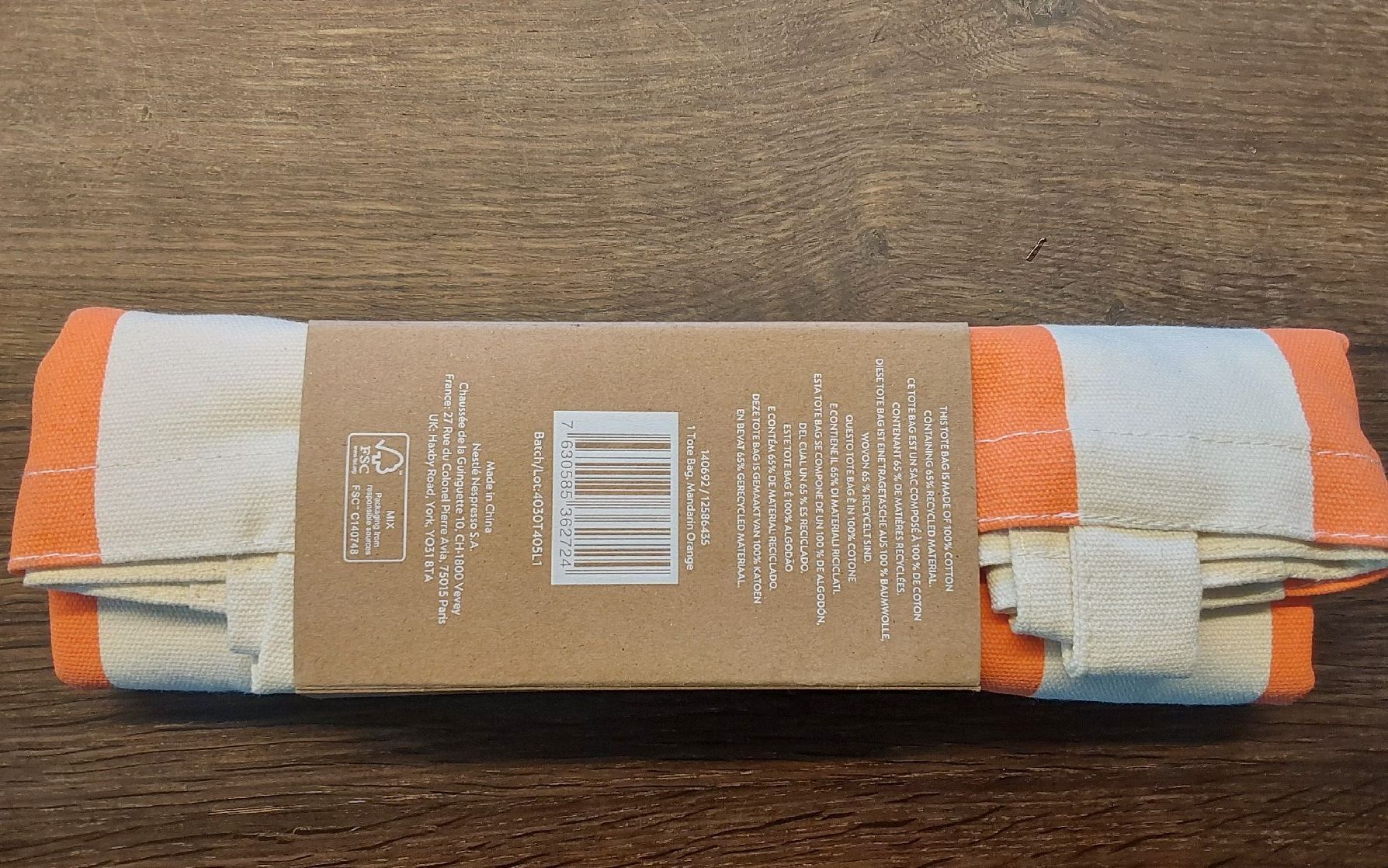 Borse: Strandtasche Nespresso Baumwolle neu – Nuovo e nell'imballaggio originale da Köniz venduto da scopello12 4