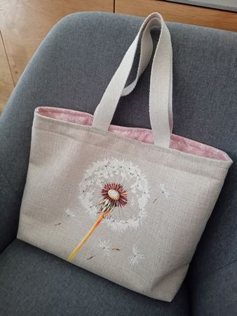 Tasche mit Pusteblumen Motiv neuwertig