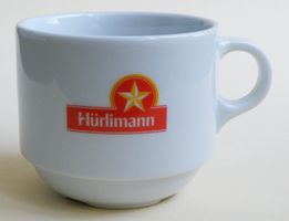 💥 Brauerei HÜRLIMANN Bier Tasse Langenthal SUISSE Porzellan
