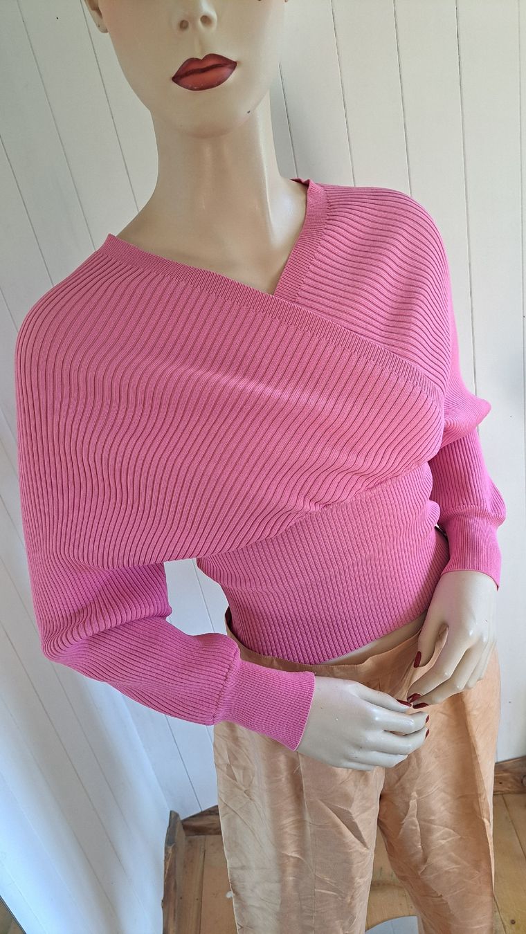 Maglioni & Felpe: NO SECRETS MILANO cropped CacheCœur Strickpullover Pulli S M – Usato da Mollis venduto da Fauchi99 4