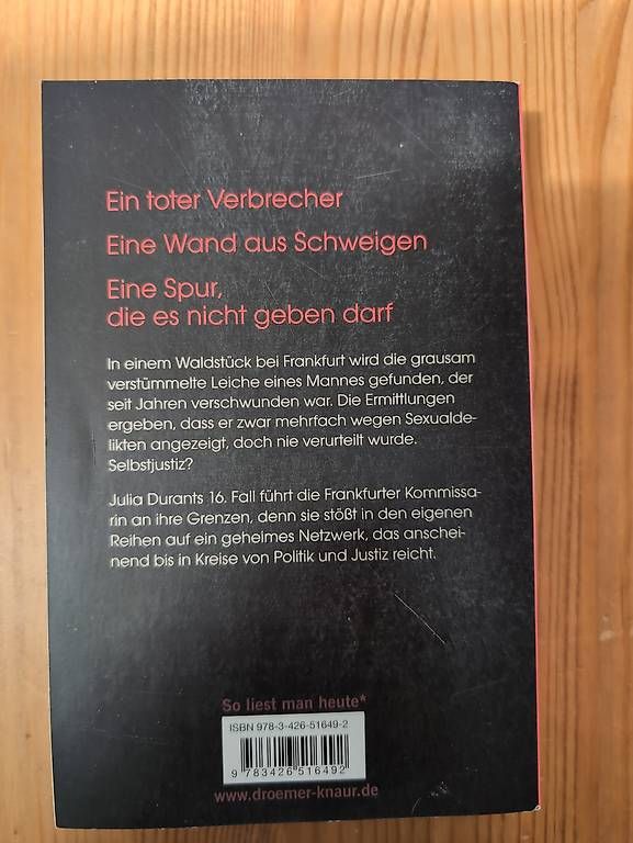 Libri: Andreas Franz - Der Fänger – Usato da Alberswil venduto da __colafroeschli__ 1