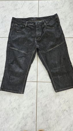 Shorts 7/8 Jeans Herren Grösse 40 Schwarz