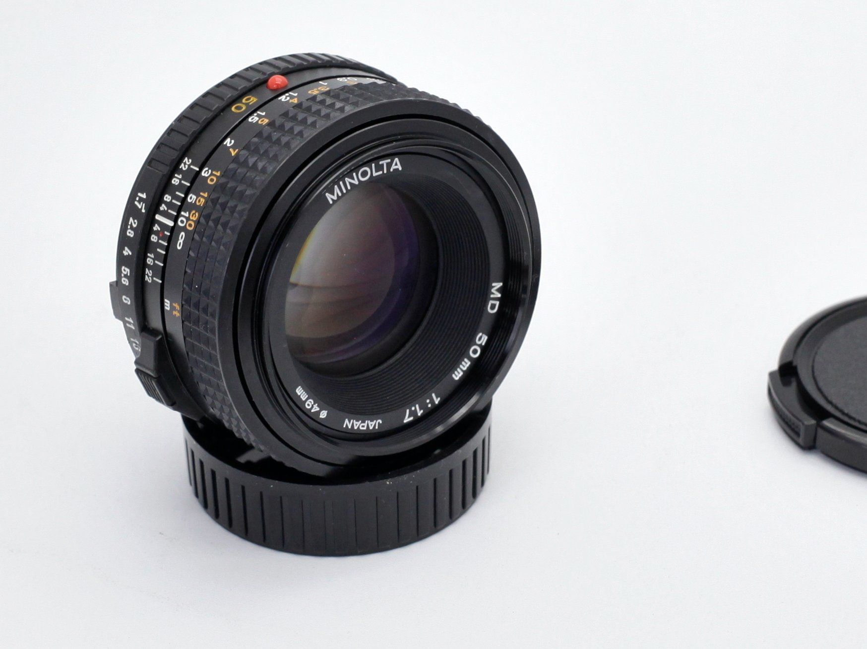 Minolta Obiettivi: Minolta MD 50mm f1.7 Japan – Usato da Birsfelden venduto da Waldbrettspiel 4