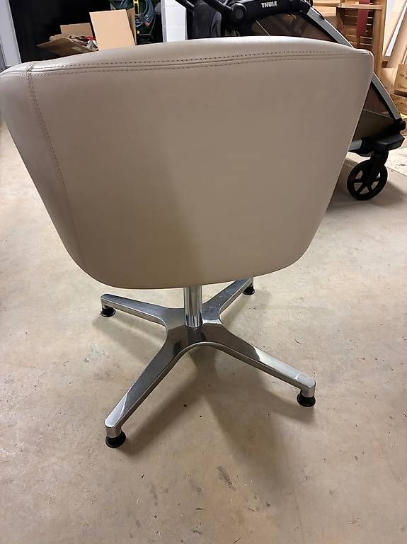 Sedie: Drehstuhl Sessel, Echtleder, Beige, gebraucht, Top Zustand – Usato da Uster venduto da phl_9rmj 3
