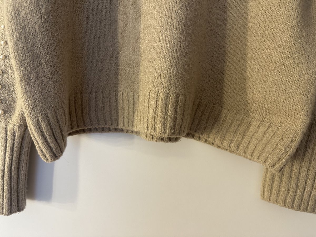 Guess Maglioni & Felpe: Guess Strickpullover, beige mit Perlen, Grösse S – Usato da Schaffhausen venduto da ali.brandle 3