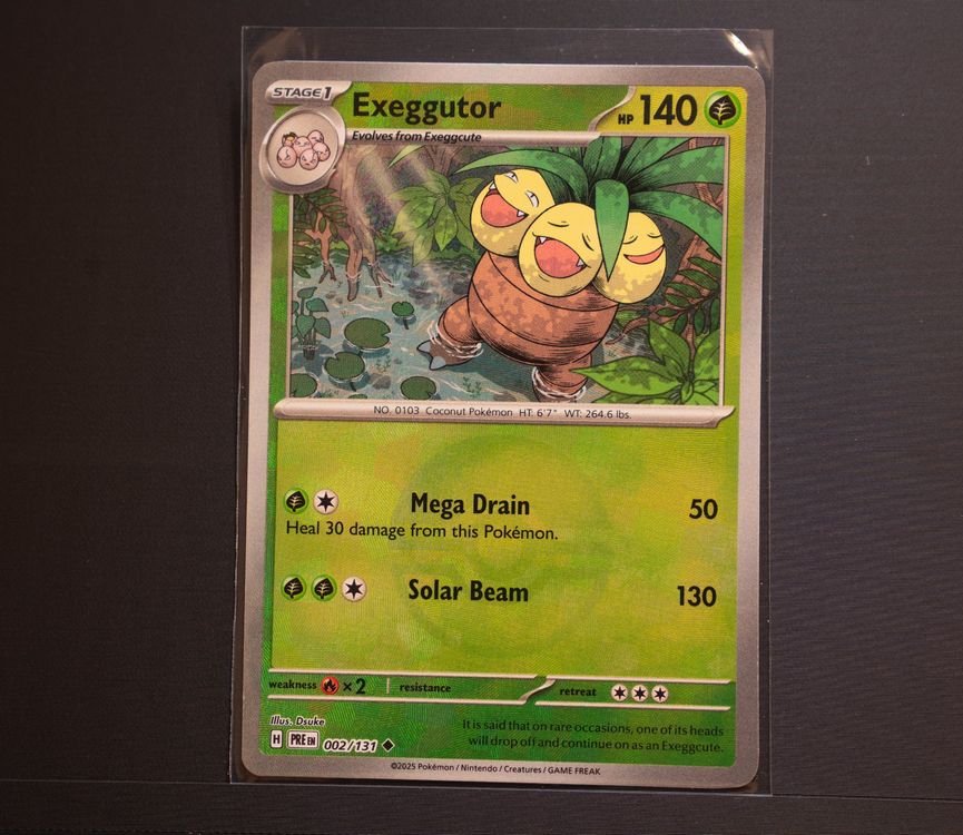 Exeggutor Pokeball 002/131 🇬🇧 | Prismatic Evolutions (Gebraucht) in ...