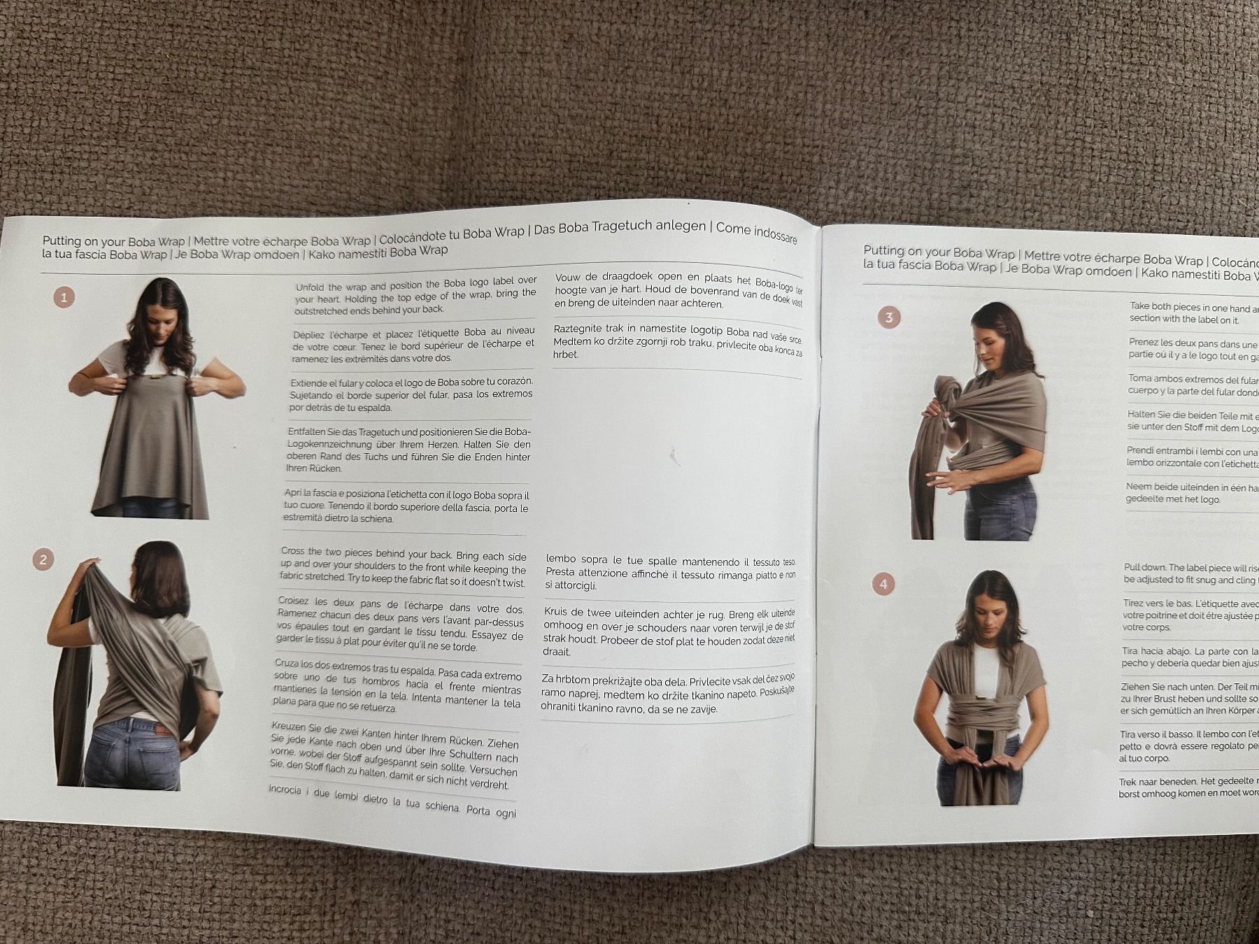 Bauch- & Rückentragen: Baby Wrap Boba – Neu (gemäss Beschreibung) aus Affoltern am Albis von ane_5827 1