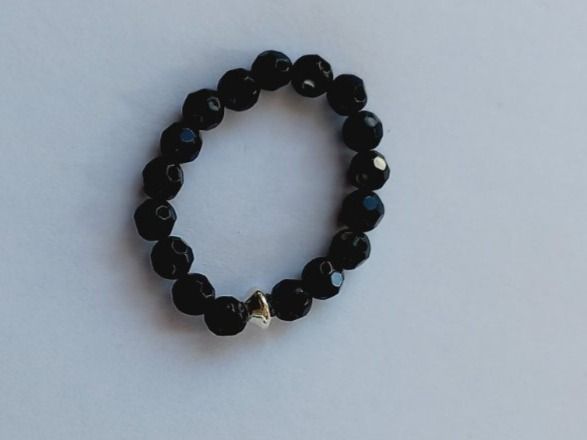 Anelli: Onyx Elastischer Fingerring G:60 – Nuovo e nell'imballaggio originale da Winistorf venduto da acreativ2 1