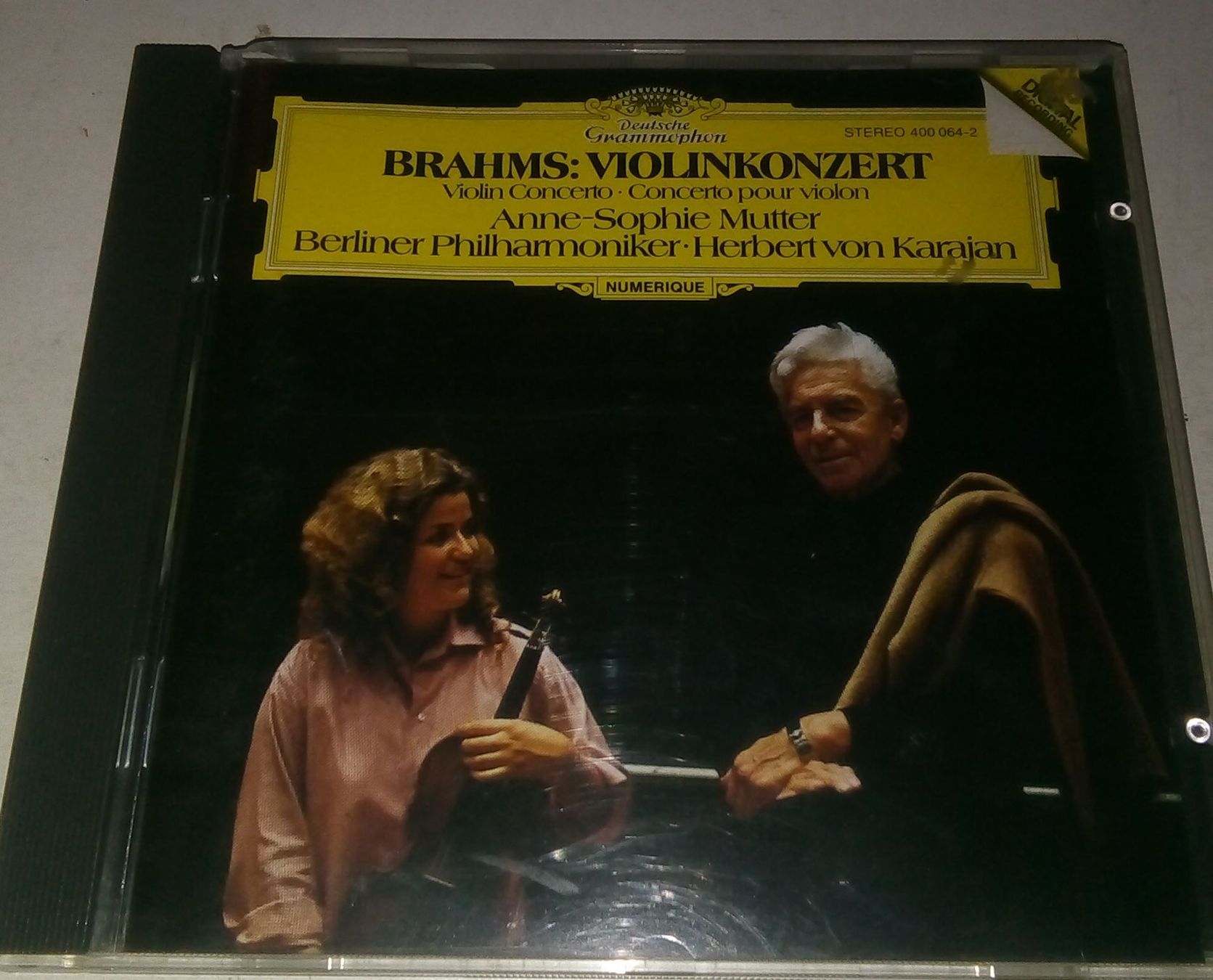 CDs: Brahms: Violinkonzert - Berliner Philharmoniker  ©'1982 – Gebraucht aus St. Gallen von elk2021