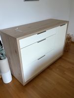 Kommode weiss/Holzoptik