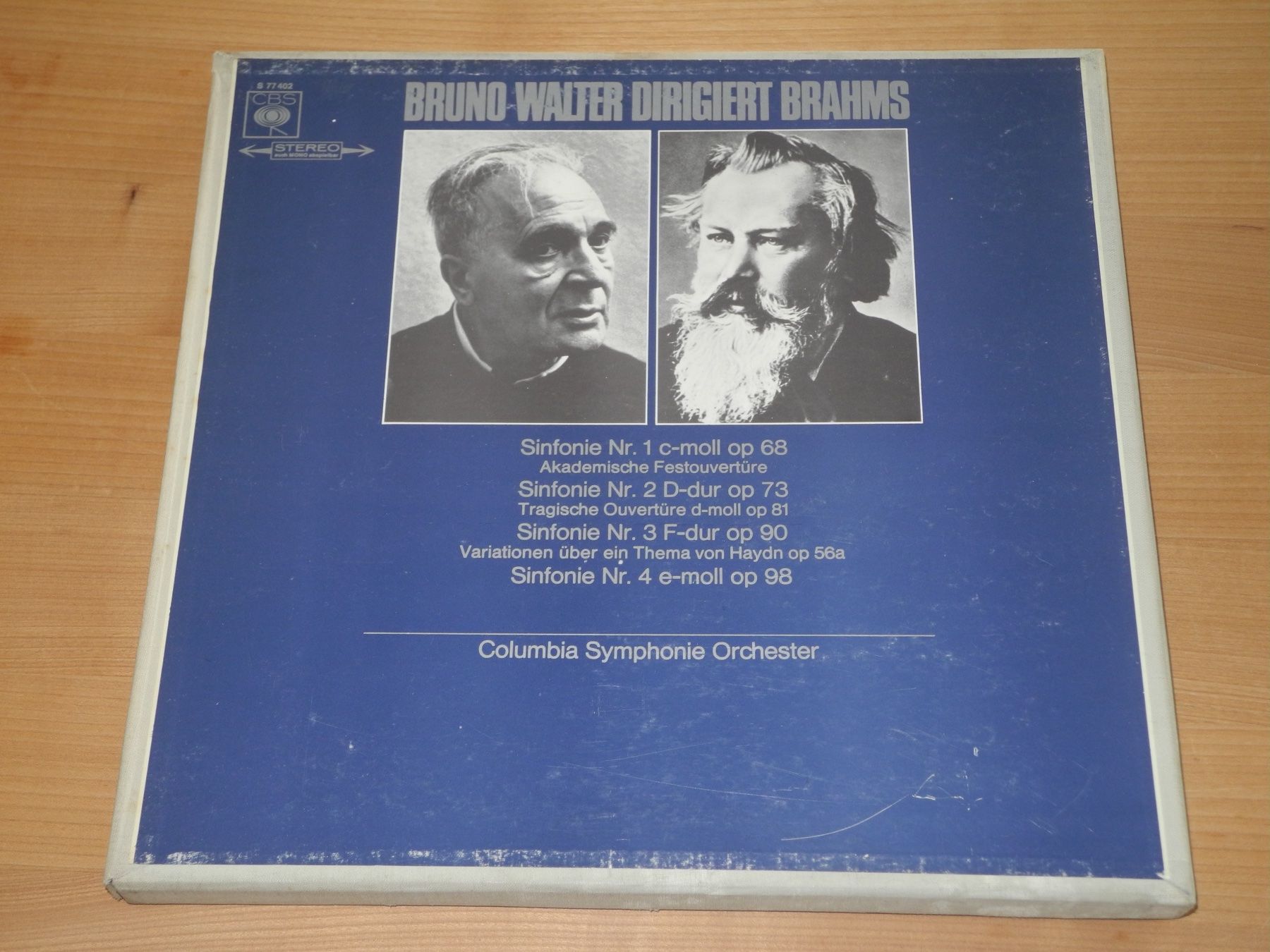 Dischi in vinile: BRUNO WALTER DIRIGIERT BRAHMS SINFONIEN - CBS - 4 LPs – Nuovo (secondo la descrizione) da Fahrwangen venduto da Swirl2