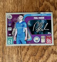 Phil Foden Topps Autogramm Karte - Manchester City!