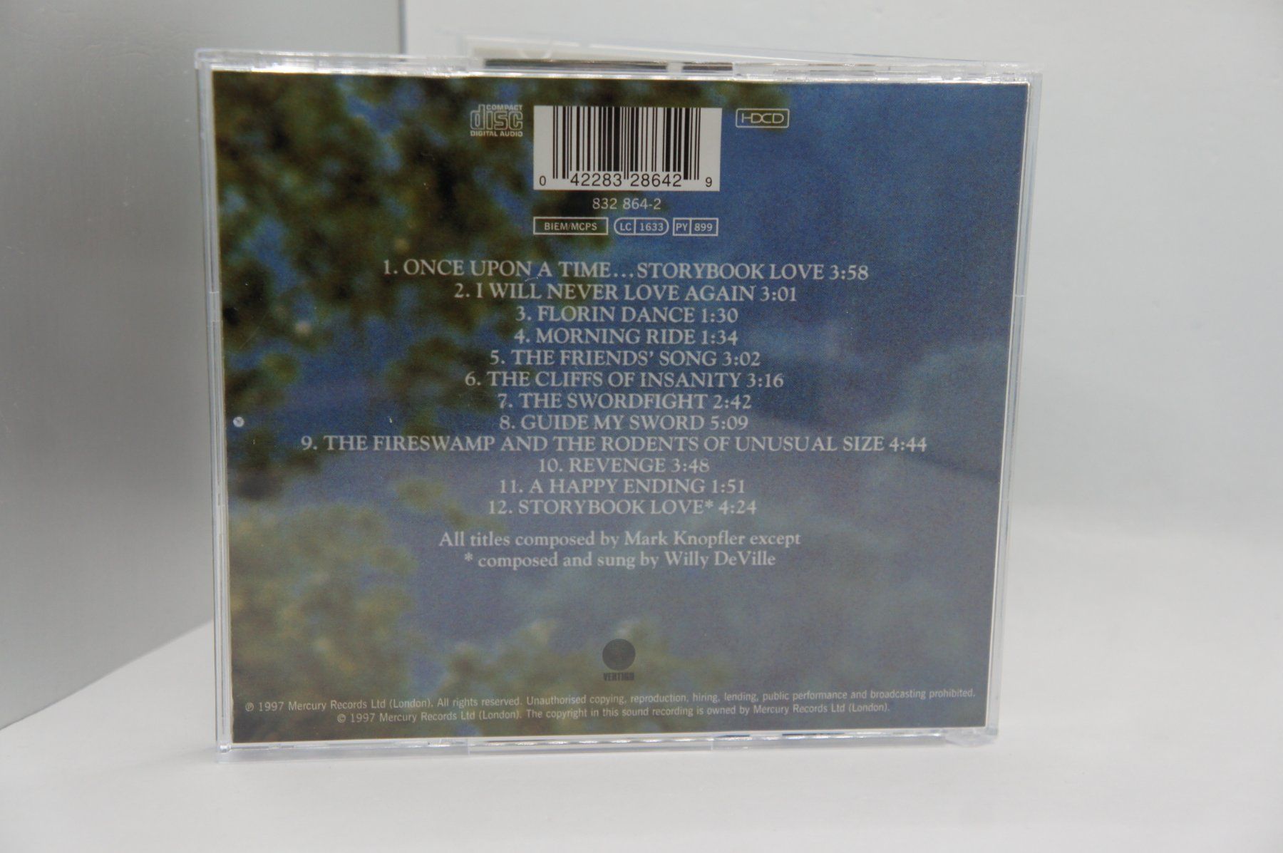 CDs: CD Mark Knopfler The Princess Bride Willy DeVille Soundtrack – Gebraucht aus Ernetschwil von luisvonerni 2