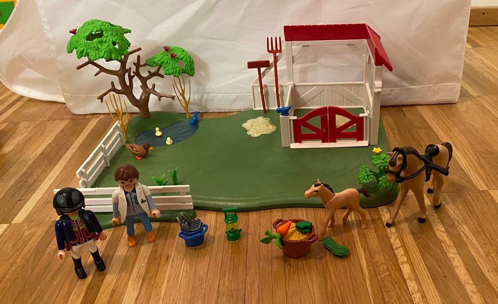 PLAYMOBIL® 4188 – Pferdekoppel Für Den Reiterho Produktbild-Vorschau 2