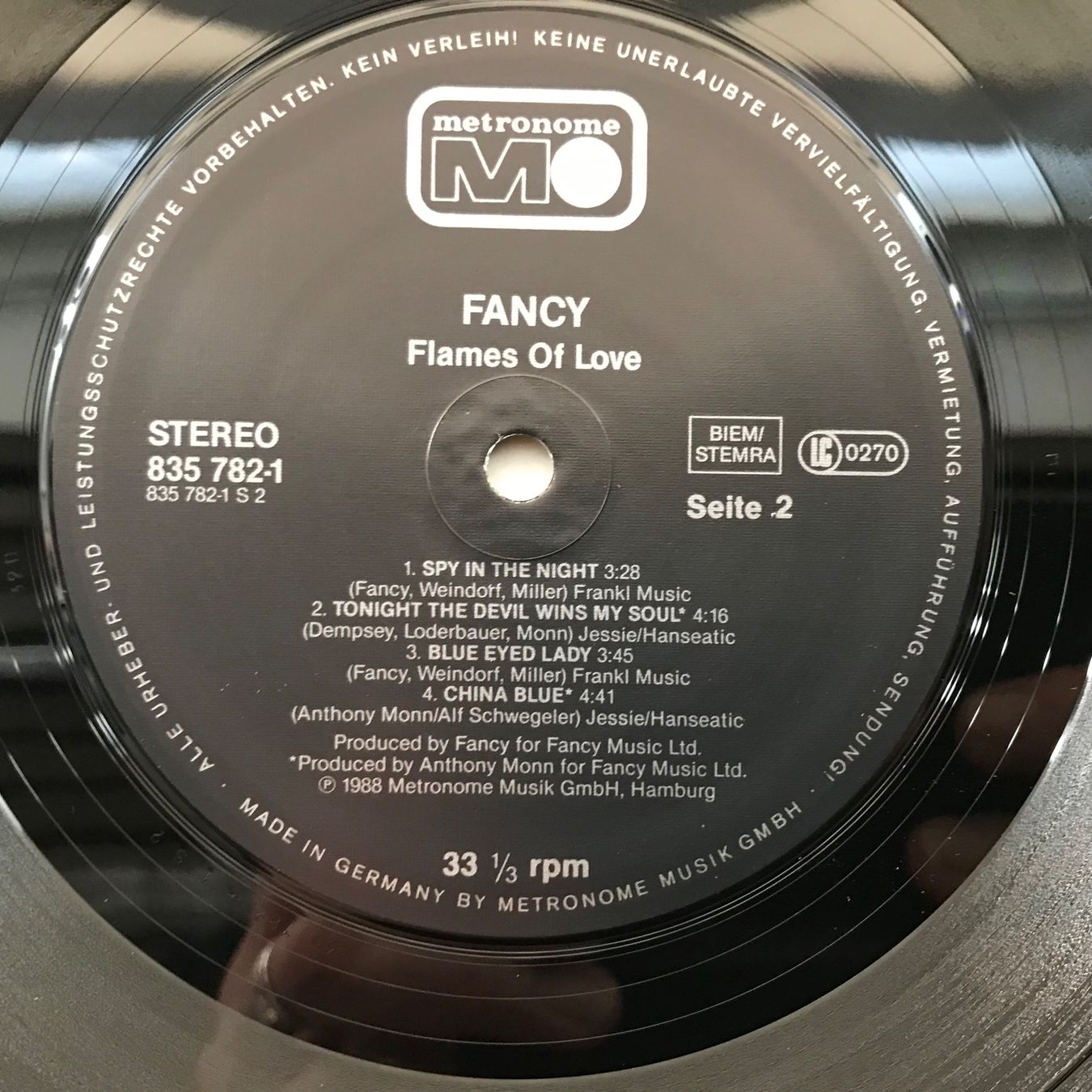 Dischi in vinile: Fancy - Flames Of Love – Usato da Aesch BL venduto da BlueMusicRecords 2
